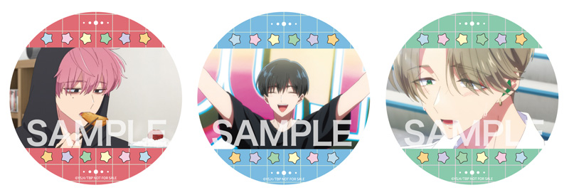 缶バッジ(57㎜)3種セット(福原多聞・坂口桜利・橘敬人)