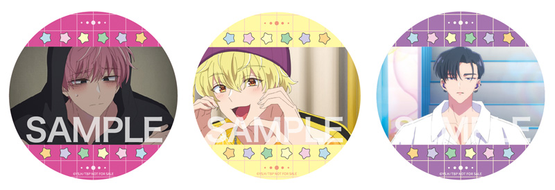 缶バッジ(57㎜)3種セット(福原多聞・石橋ナツキ・甲斐倫太郎)