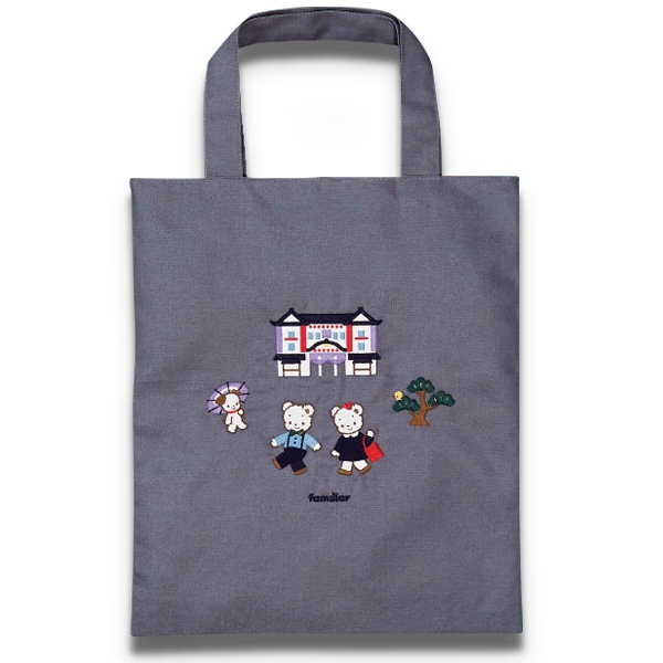 SHOCHIKU STORE | 松竹ストアファミリア×歌舞伎座 刺繍トートバッグ