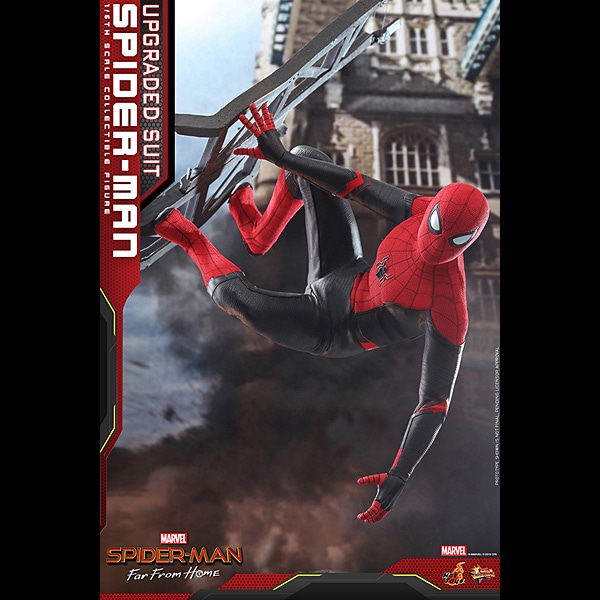 【限定】スパイダーマン1/6スケールフィギュア（ブラック＆ゴールドスーツ版）