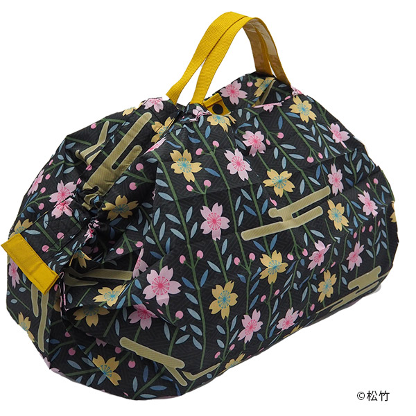 シュパット コンパクトバッグM　歌舞伎衣裳柄『京鹿子娘道成寺』