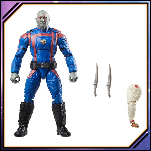 ガーディアンズ・オブ・ギャラクシー：VOLUME 3　『マーベル』「マーベル・レジェンド」6インチ・アクションフィギュア　ＭＣＵシリーズ　ドラックス