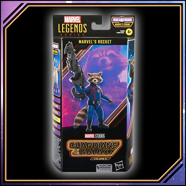 ガーディアンズ・オブ・ギャラクシー：VOLUME 3　『マーベル』「マーベル・レジェンド」6インチ・アクションフィギュア　ＭＣＵシリーズ　ロケット