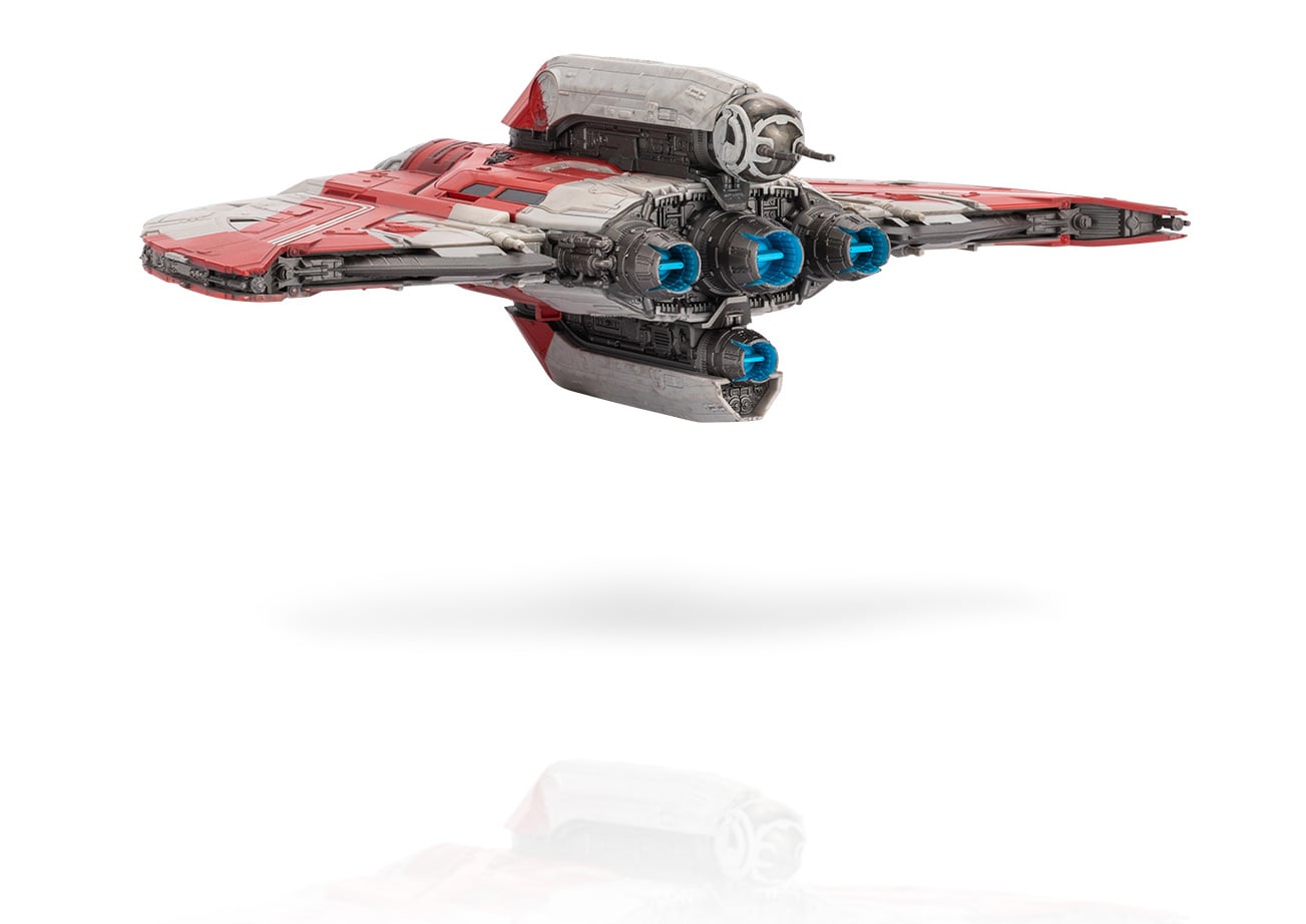 スター・ウォーズ　「マイクロ・ギャラクシー」ドレッドノート・クラス　アソーカ・タノのT-6シャトル