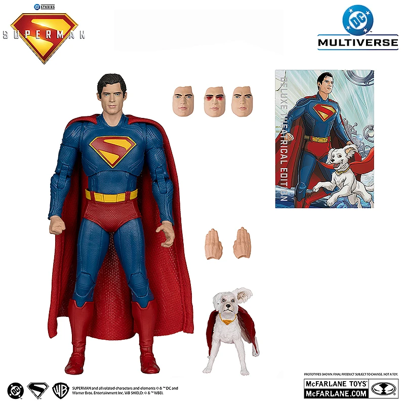 スーパーマン　『ＤＣコミックス』【ＤＣマルチバース】7インチ・アクションフィギュア「デラックス・シアトリカル・エディション」スーパーマン＆クリプト