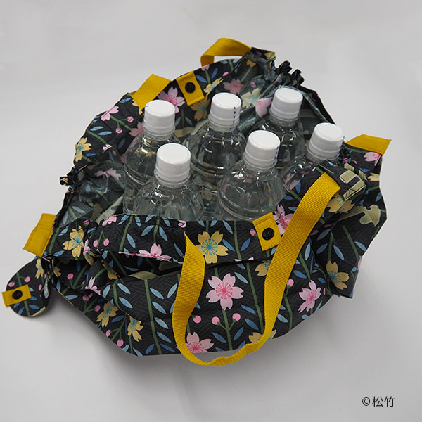 シュパット コンパクトバッグM　歌舞伎衣裳柄『京鹿子娘道成寺』