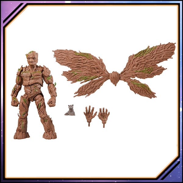 ガーディアンズ・オブ・ギャラクシー：VOLUME 3　『マーベル』「マーベル・レジェンド」6インチ・アクションフィギュア　ＭＣＵシリーズ　グルート