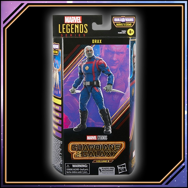 ガーディアンズ・オブ・ギャラクシー：VOLUME 3　『マーベル』「マーベル・レジェンド」6インチ・アクションフィギュア　ＭＣＵシリーズ　ドラックス