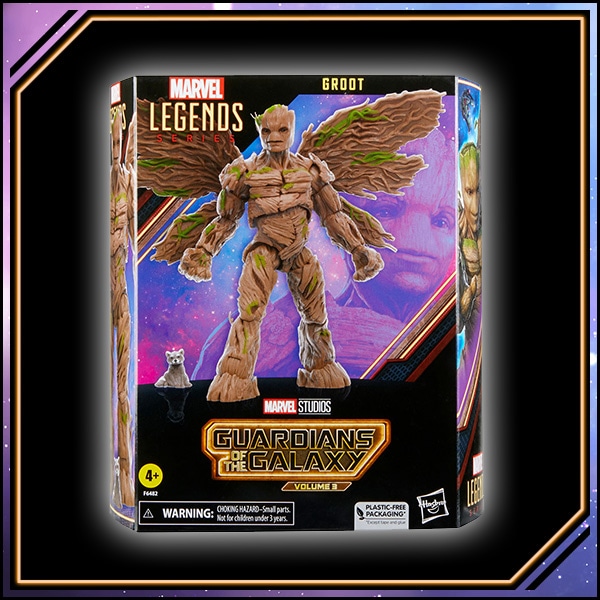 ガーディアンズ・オブ・ギャラクシー：VOLUME 3　『マーベル』「マーベル・レジェンド」6インチ・アクションフィギュア　ＭＣＵシリーズ　グルート