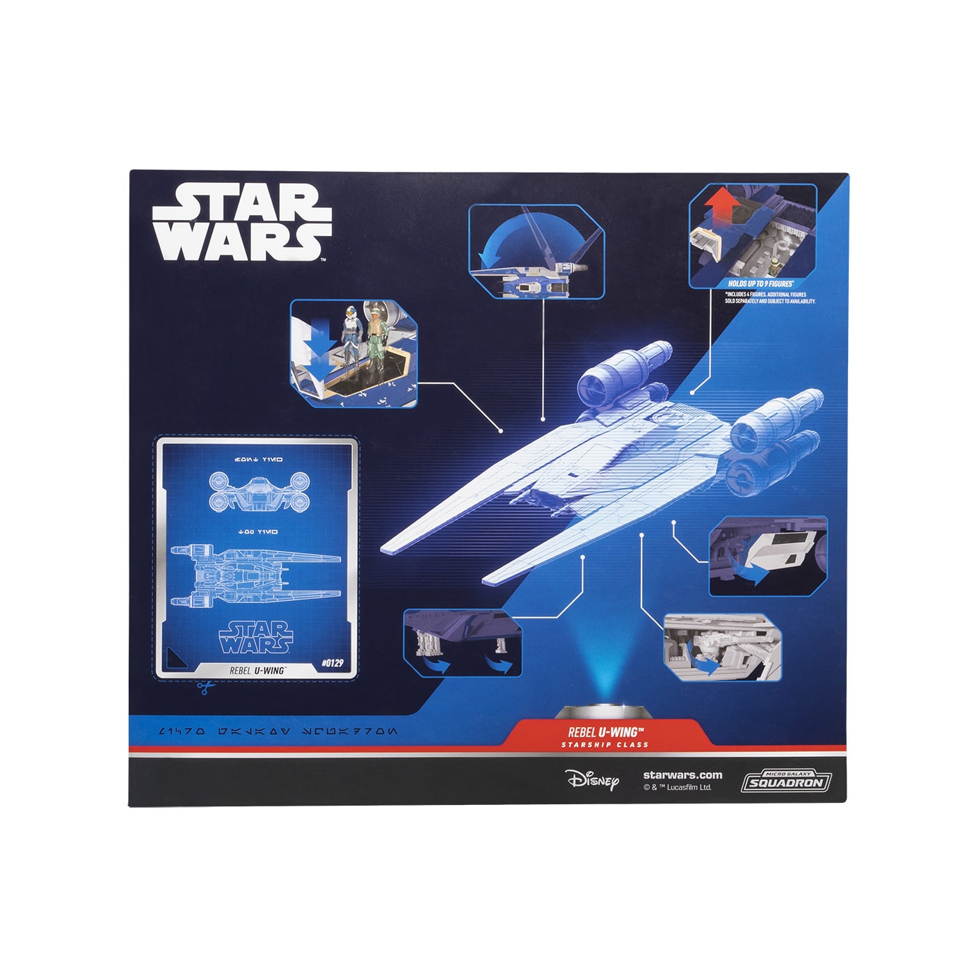 スター・ウォーズ　「マイクロ・ギャラクシー」スターシップ・クラス　反乱軍のUウイング