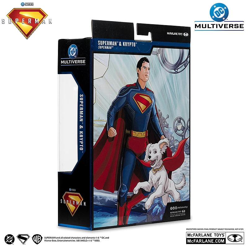 スーパーマン　『ＤＣコミックス』【ＤＣマルチバース】7インチ・アクションフィギュア「デラックス・シアトリカル・エディション」スーパーマン＆クリプト