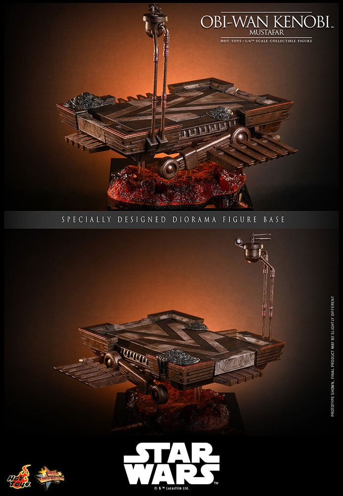 スター・ウォーズ　エピソード3／シスの復讐 【ムービー・マスターピース】1/6スケールフィギュア　オビ＝ワン・ケノービ（ムスタファー）