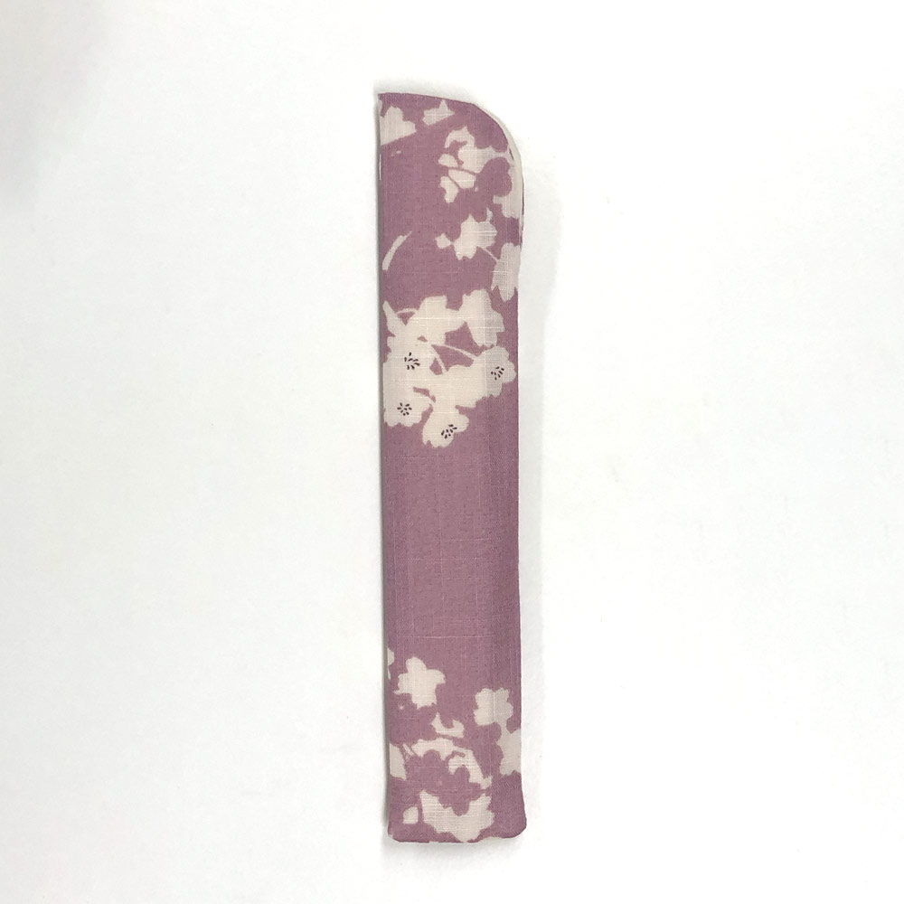 扇子柄差し袋 桜ピンク