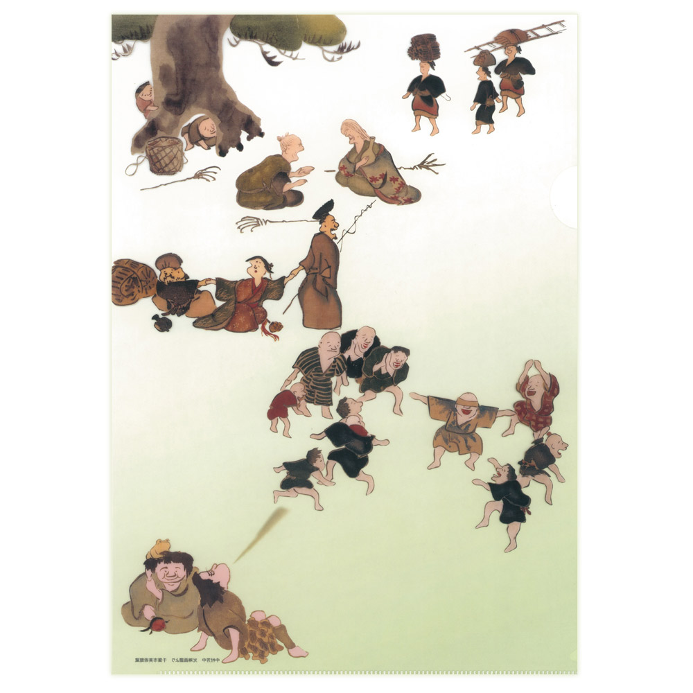 中村芳中 「光琳画譜/人物づくし」 クリアファイル
