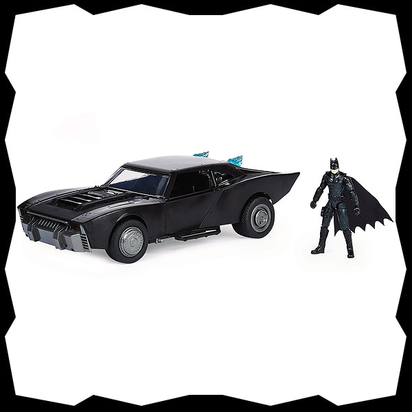 THE BATMAN−ザ・バットマン−　【スピン・マスター アクションフィギュア】4インチ　バットマン＆バットモービル
