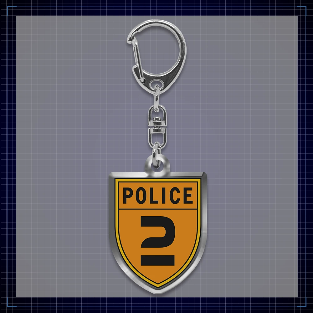 機動警察パトレイバーEZY  File.1　メタルプレートチャーム　AV98P共通マーキングエンブレム