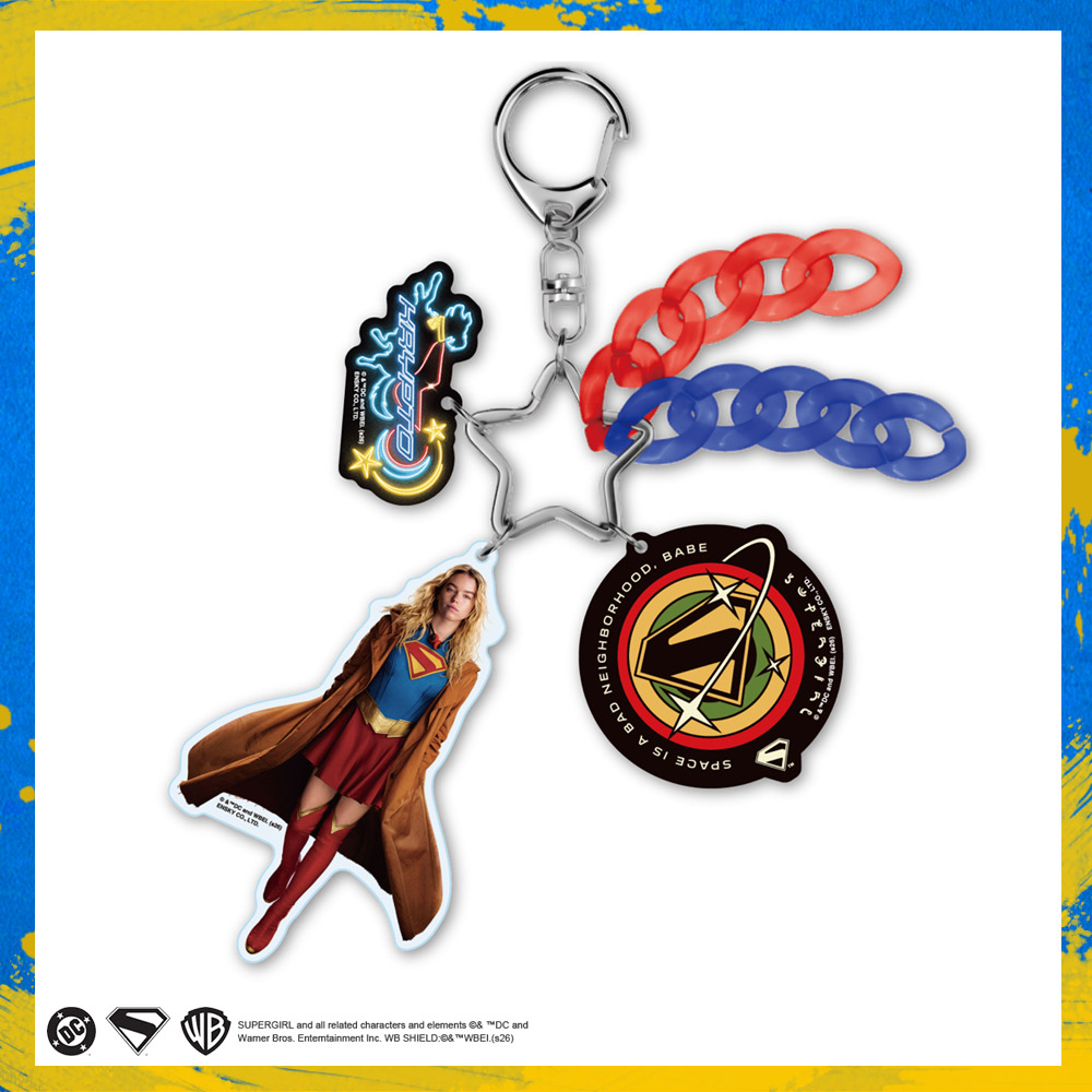 SUPERGIRL じゃらじゃらキーホルダー