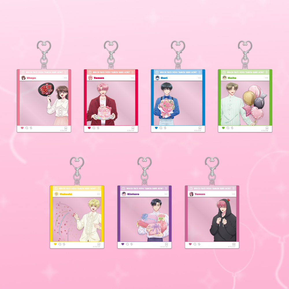 TVアニメ『多聞くん今どっち！？』POP UP STORE in SHIBUYA109　トレーディングアクリルキーホルダー（全7種）