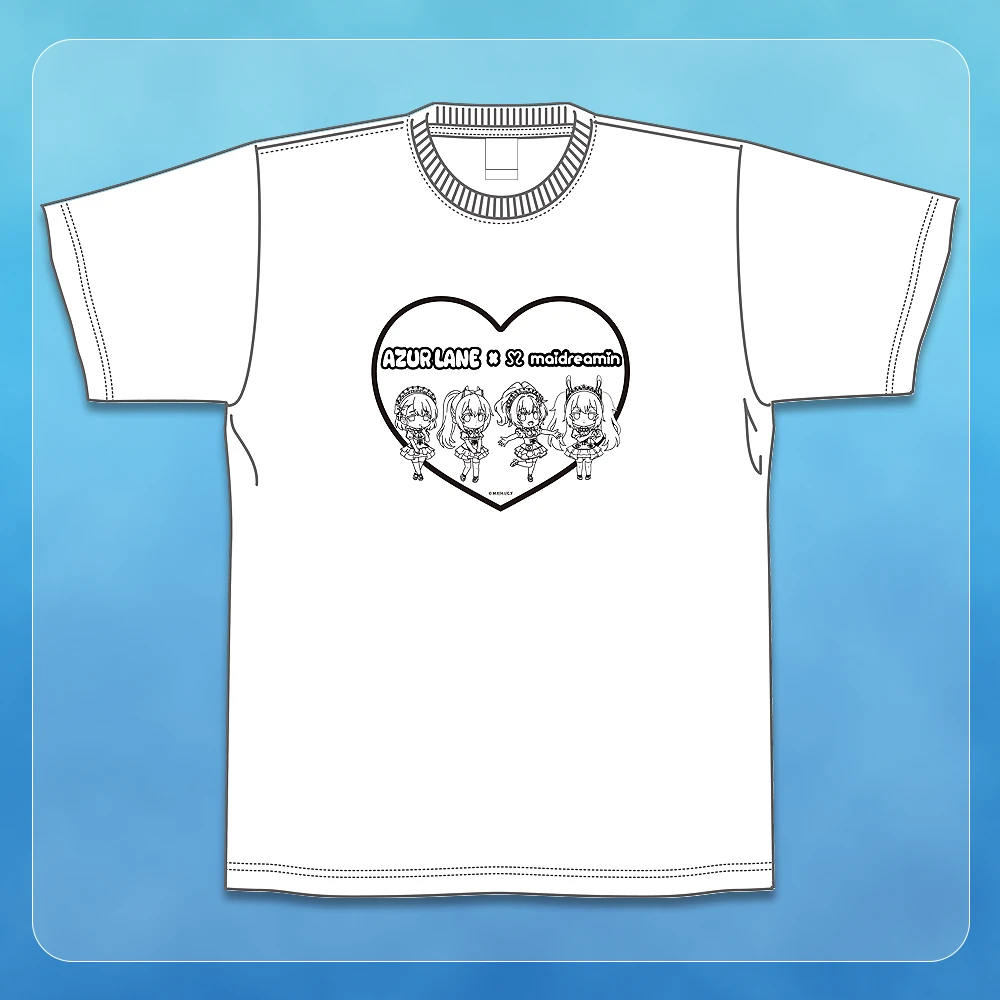 アズールレーン びそくぜんしんっ！にっ！！×めいどりーみん　Tシャツ