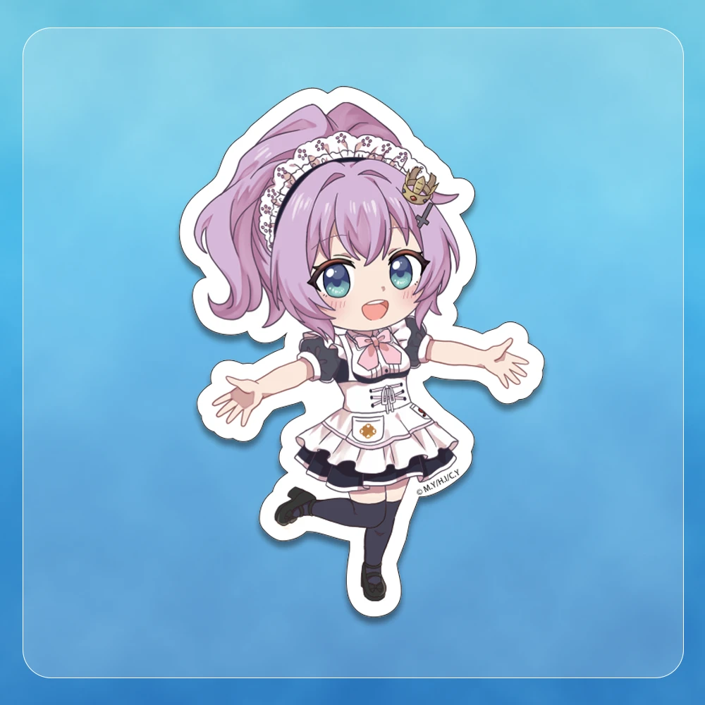 アズールレーン びそくぜんしんっ！にっ！！×めいどりーみん　ジャベリン ダイカットミニキャラステッカー