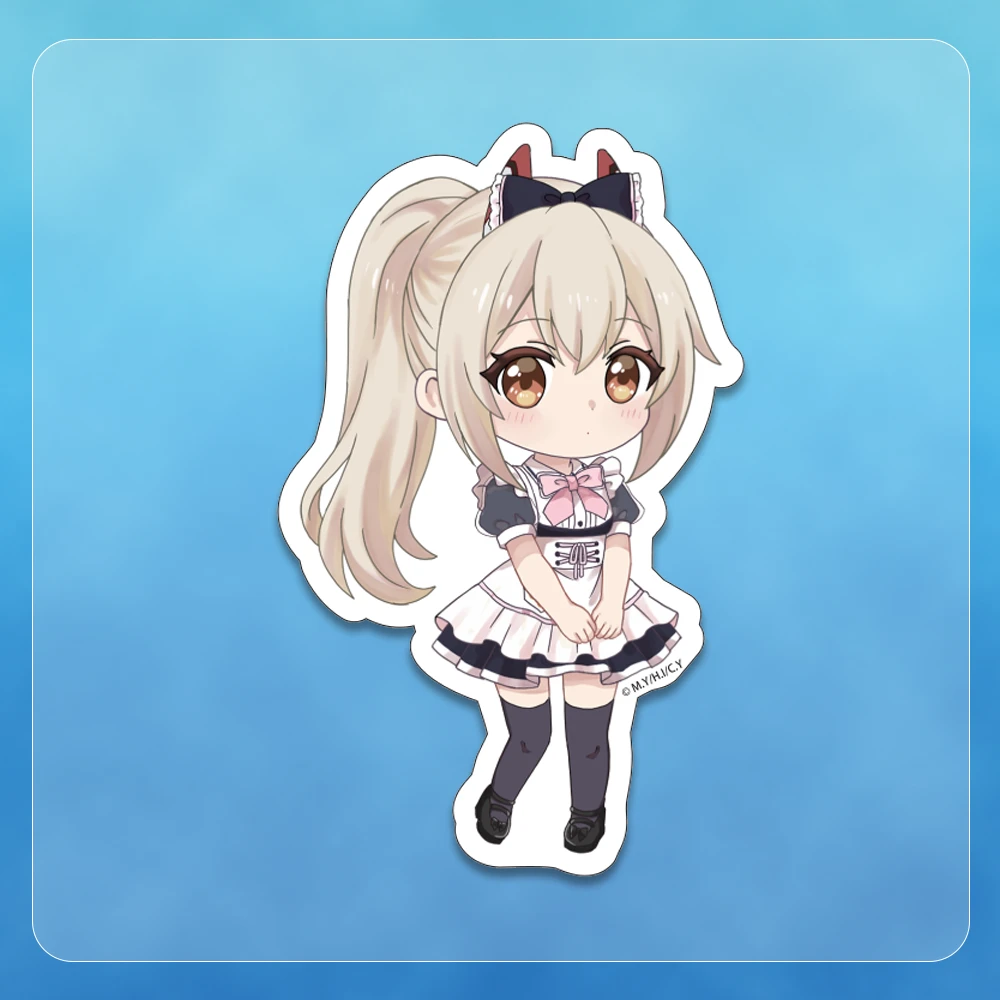 アズールレーン びそくぜんしんっ！にっ！！×めいどりーみん　綾波 ダイカットミニキャラステッカー