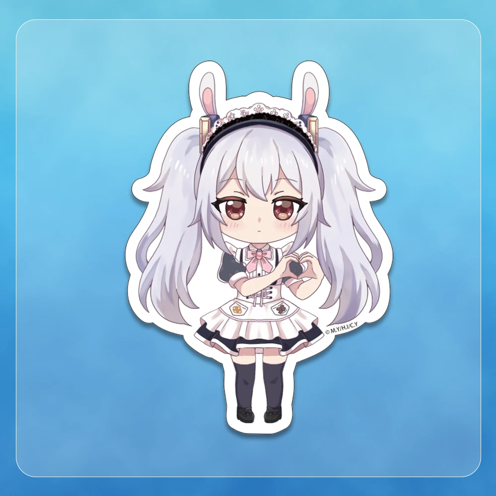 アズールレーン びそくぜんしんっ！にっ！！×めいどりーみん　ラフィー ダイカットミニキャラステッカー