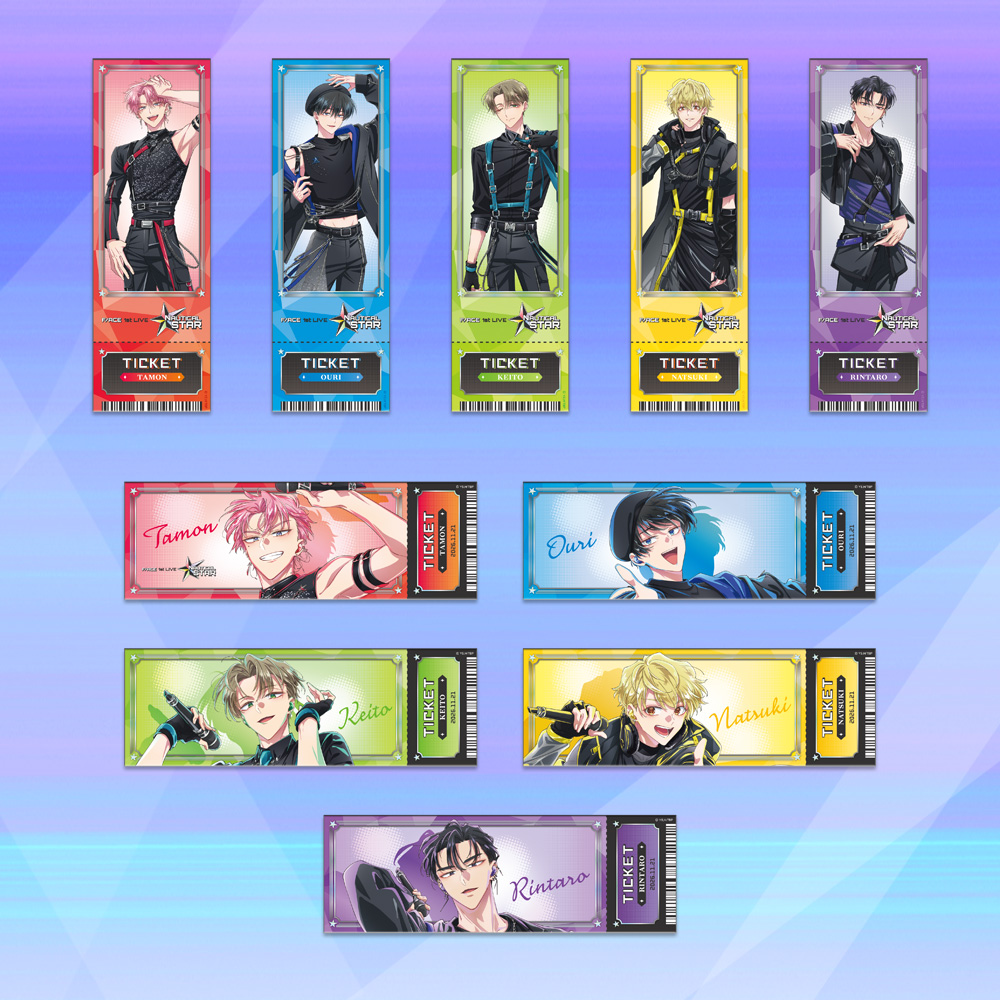 F/ACE FIRST LIVE “NAUTICAL STAR”　ライブチケット風カードコレクション（全10種）