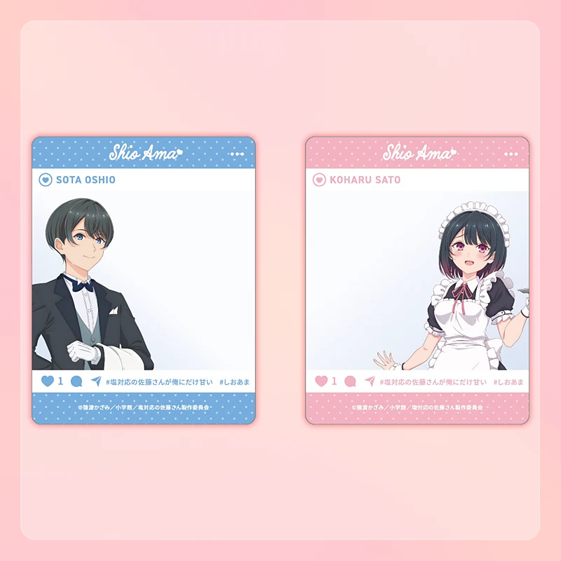 塩対応の佐藤さんが俺にだけ甘い POPUP　トレーディングSNS風アクリルカード(秋葉原ver.)