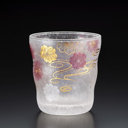 桜水紋 ロックグラス