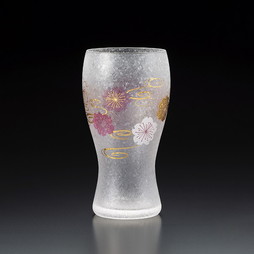 桜水紋 ビアグラス