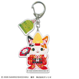 かぶきにゃんたろう　2連アクリルキーホルダー（京鹿子娘道成寺）