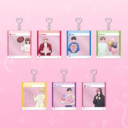 TVアニメ『多聞くん今どっち！？』POP UP STORE in SHIBUYA109　トレーディングアクリルキーホルダー（全7種）