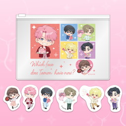 TVアニメ『多聞くん今どっち！？』POP UP STORE in SHIBUYA109　フレークシール入りポーチ