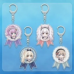 アズールレーン びそくぜんしんっ！にっ！！×めいどりーみん　トレーディングミニキャラアクリルキーホルダーコレクション（全4種）