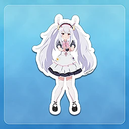 アズールレーン びそくぜんしんっ！にっ！！×めいどりーみん　ラフィー ダイカット等身ステッカー