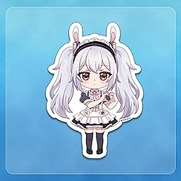 アズールレーン びそくぜんしんっ！にっ！！×めいどりーみん　ラフィー ダイカットミニキャラステッカー