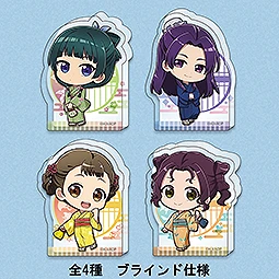 薬屋のひとりごと×VASARA×松竹歌舞伎座　ミニキャラトレーディングアクリルブロック（全4種）