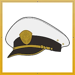 ヤマトよ永遠に REBEL3199 第七章 虹色の輪廻　艦長帽子　【古代進モデル】