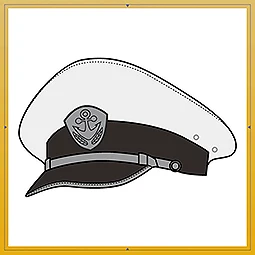 ヤマトよ永遠に REBEL3199 第七章 虹色の輪廻　艦長帽子　【森雪モデル】