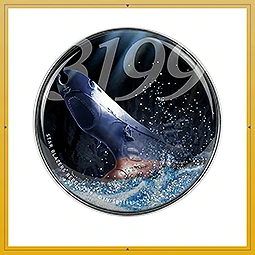 ヤマトよ永遠に REBEL3199 第七章 虹色の輪廻　ラメ入りアクリルマグネット