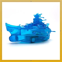 ヤマトよ永遠に REBEL3199 第七章 虹色の輪廻　プルバック【宇宙戦艦ヤマト】　仮想体風クリアブルー