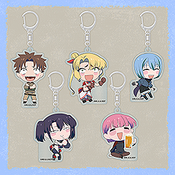 追放されたチート付与魔術師は気ままなセカンドライフを謳歌する。　トレーディングミニキャラアクリルキーホルダーコレクション　ギャグSD5種