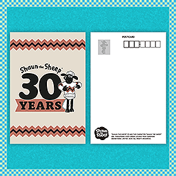 ひつじのショーン　ポストカード　30周年記念　ショーン