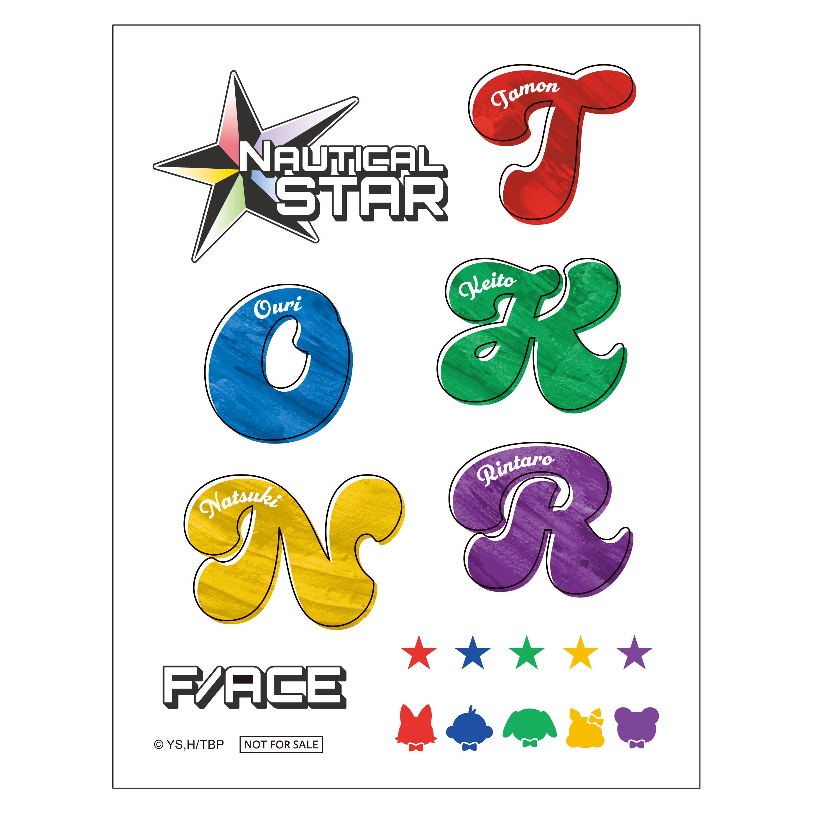 「F/ACE FIRST LIVE “NAUTICAL STAR”」特典タトゥーシール